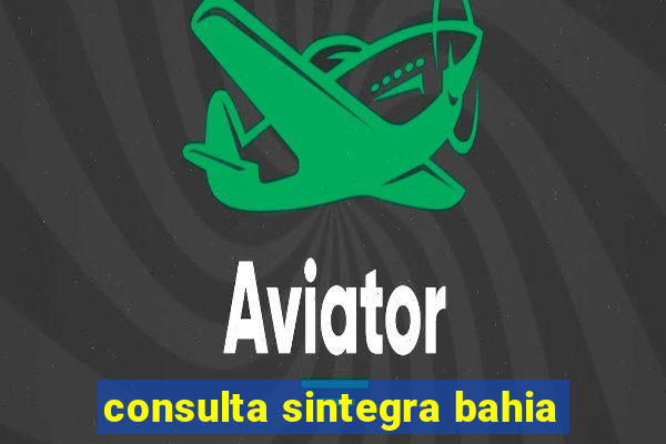 consulta sintegra bahia